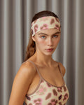 Flower Leopard Headband - Tiger Lily Cream