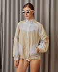 Two-Tone Windbreaker - Beige