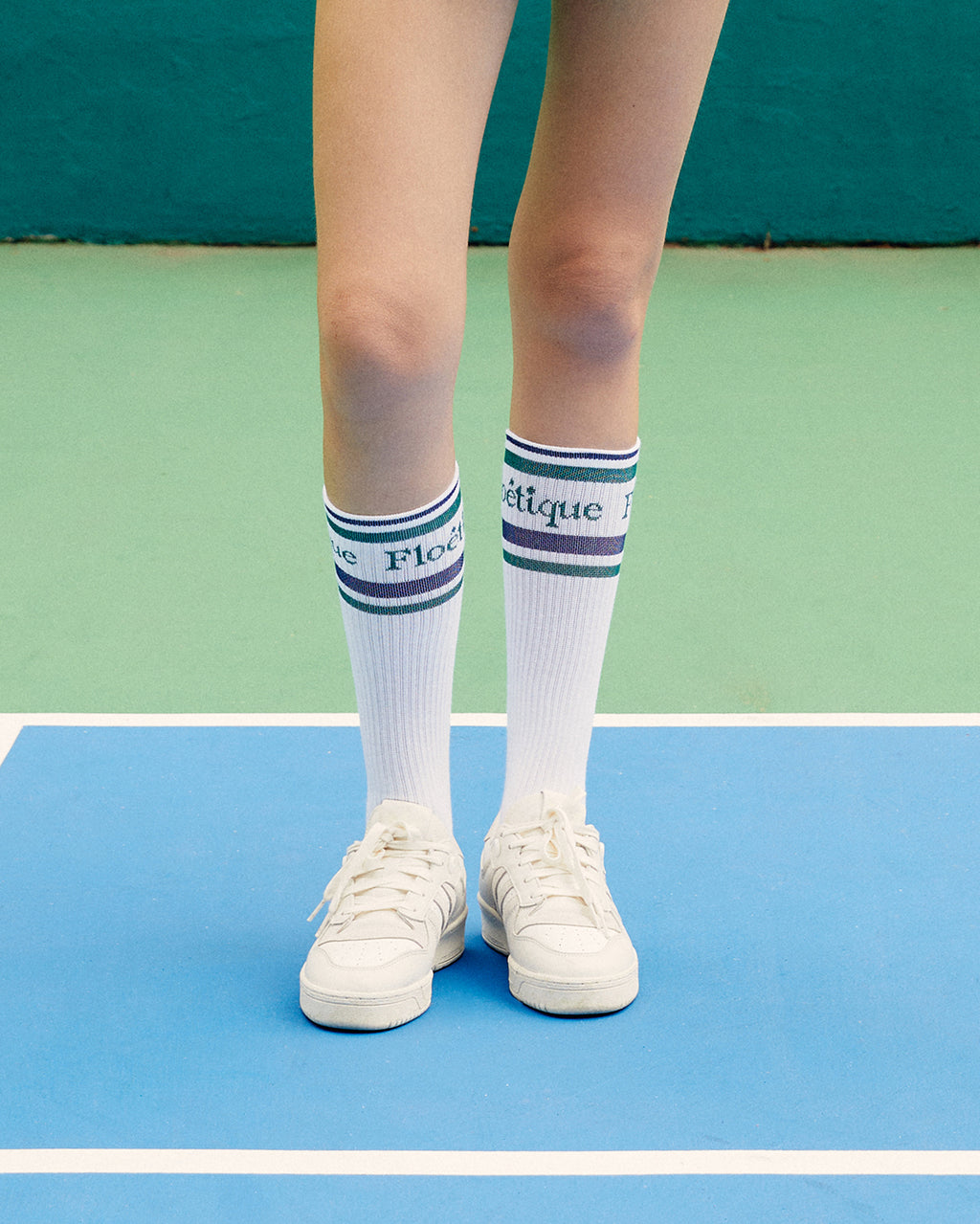 Floétique Mid-Calf Socks - Green