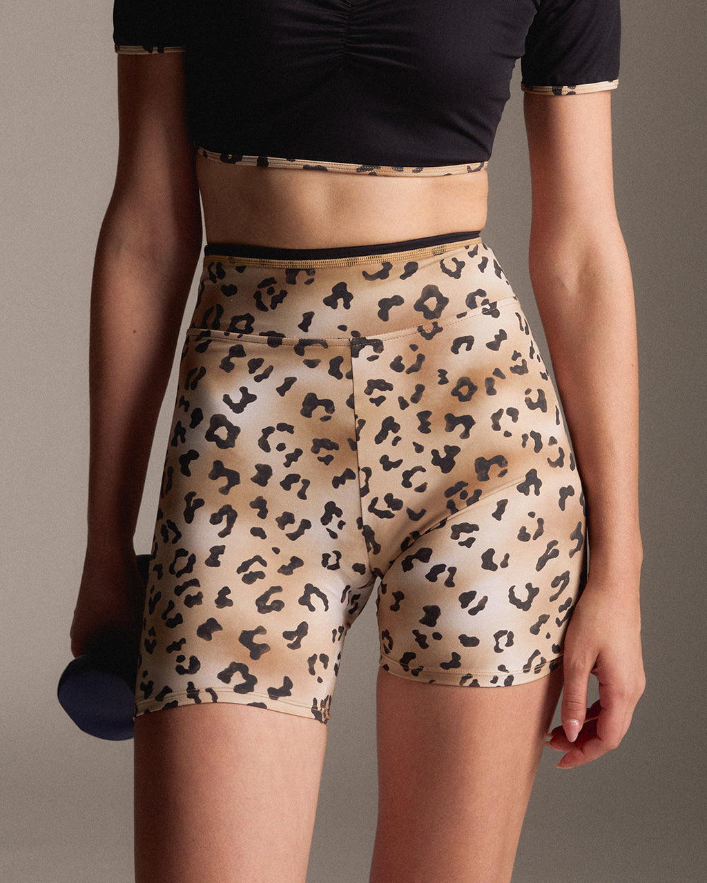Leopard Biker Shorts - Leopard