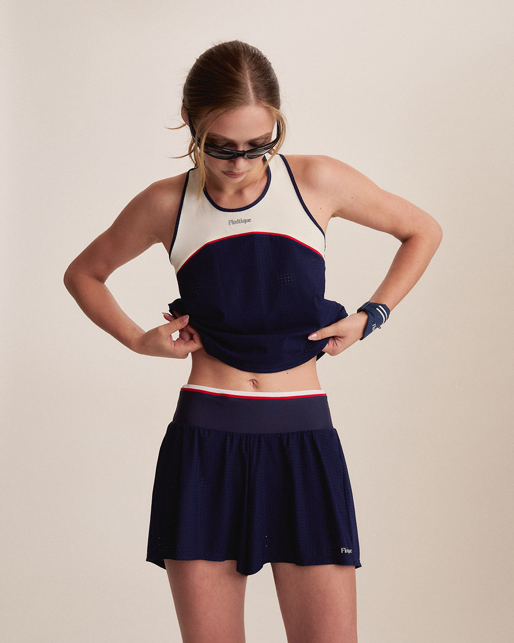 Edge Line Airdot Shorts - Navy