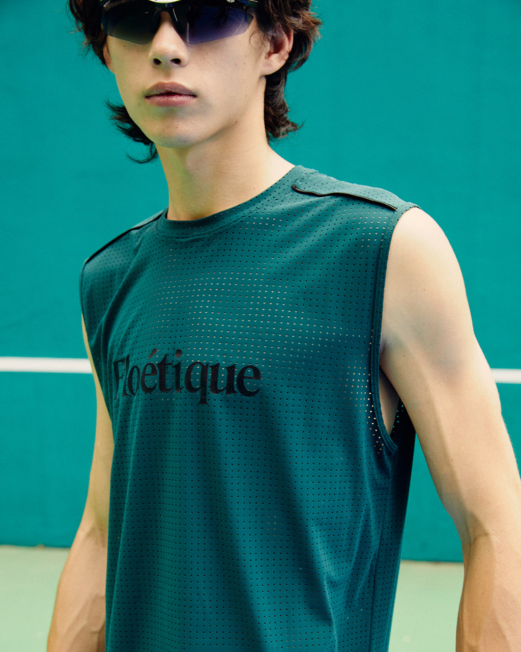 Men's Airdot Sleeveless Tee - Dark Green
