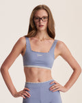 Laser Wave Sports Bra - Blue