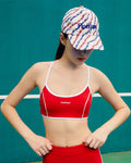 Linea Strap Sport Bra - Red