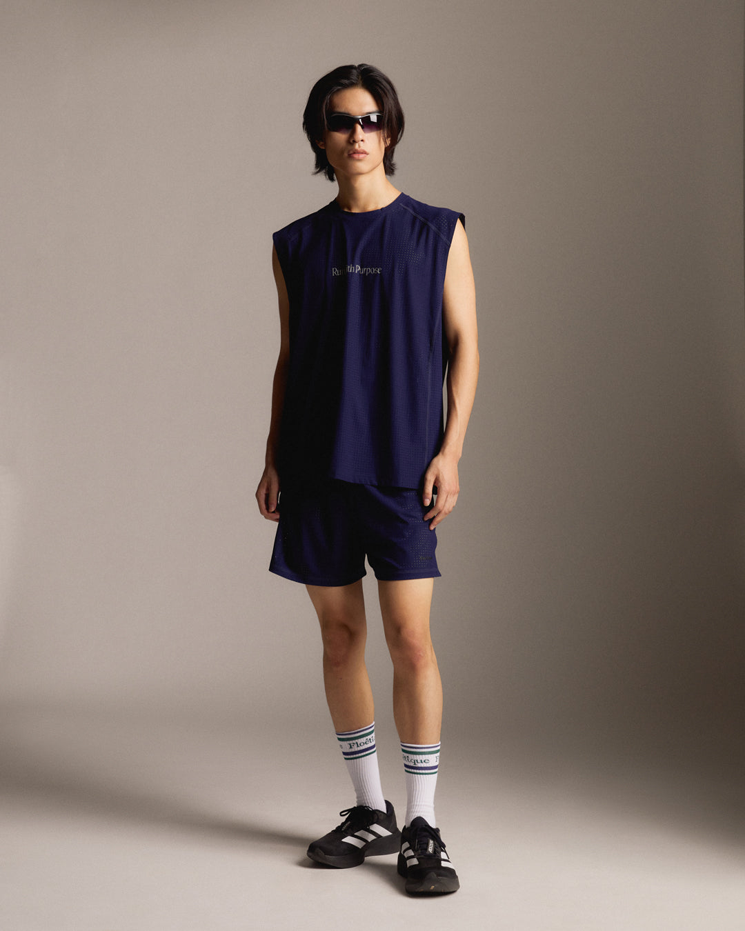 Utility Waist Airdot Shorts - Navy