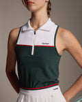 Panel Crop Polo - Green