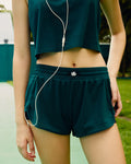 Women's Airdot Running Shorts - Dark Green