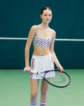 Stripes Skort - White