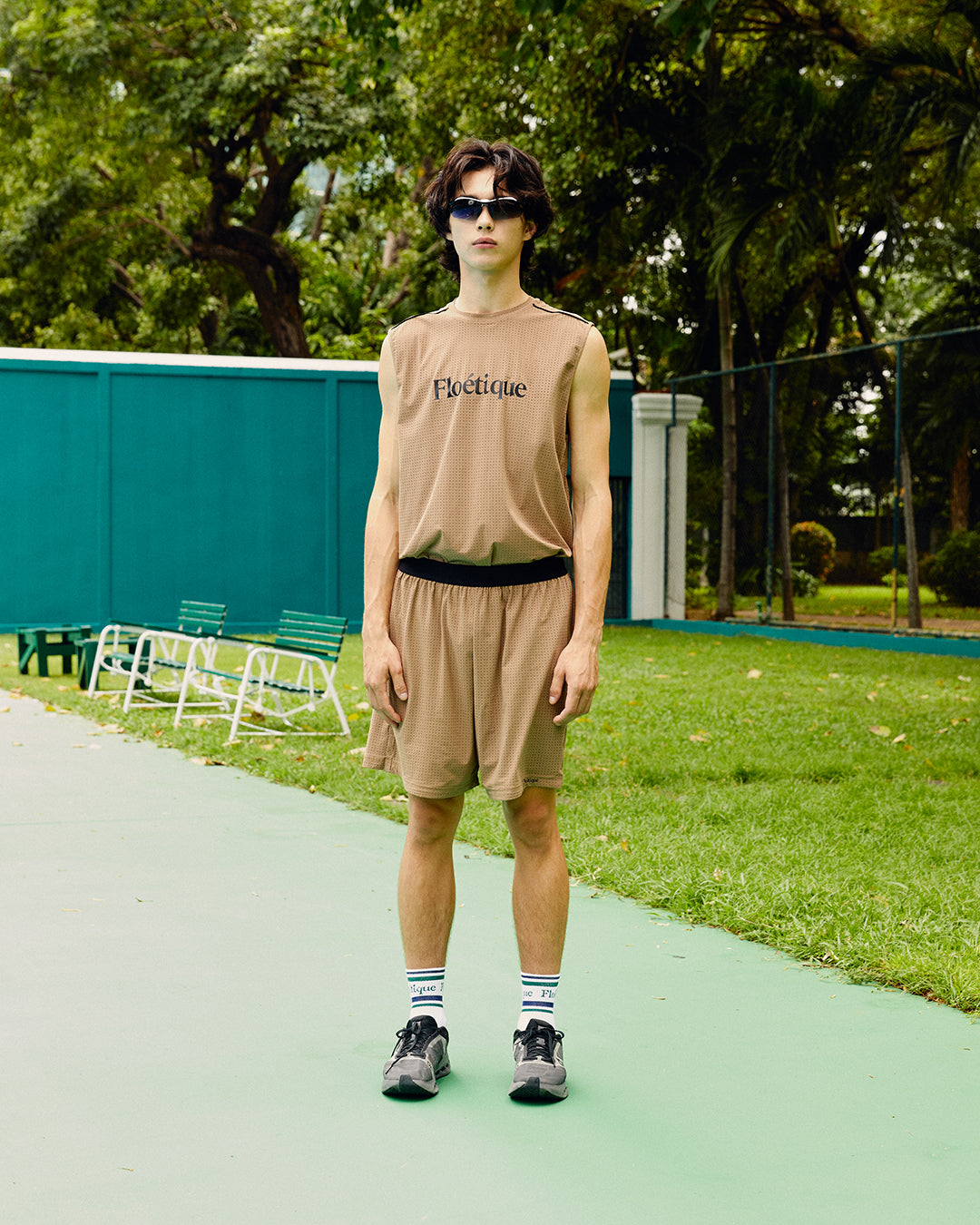 Men's Airdot Sleeveless Tee - Tan