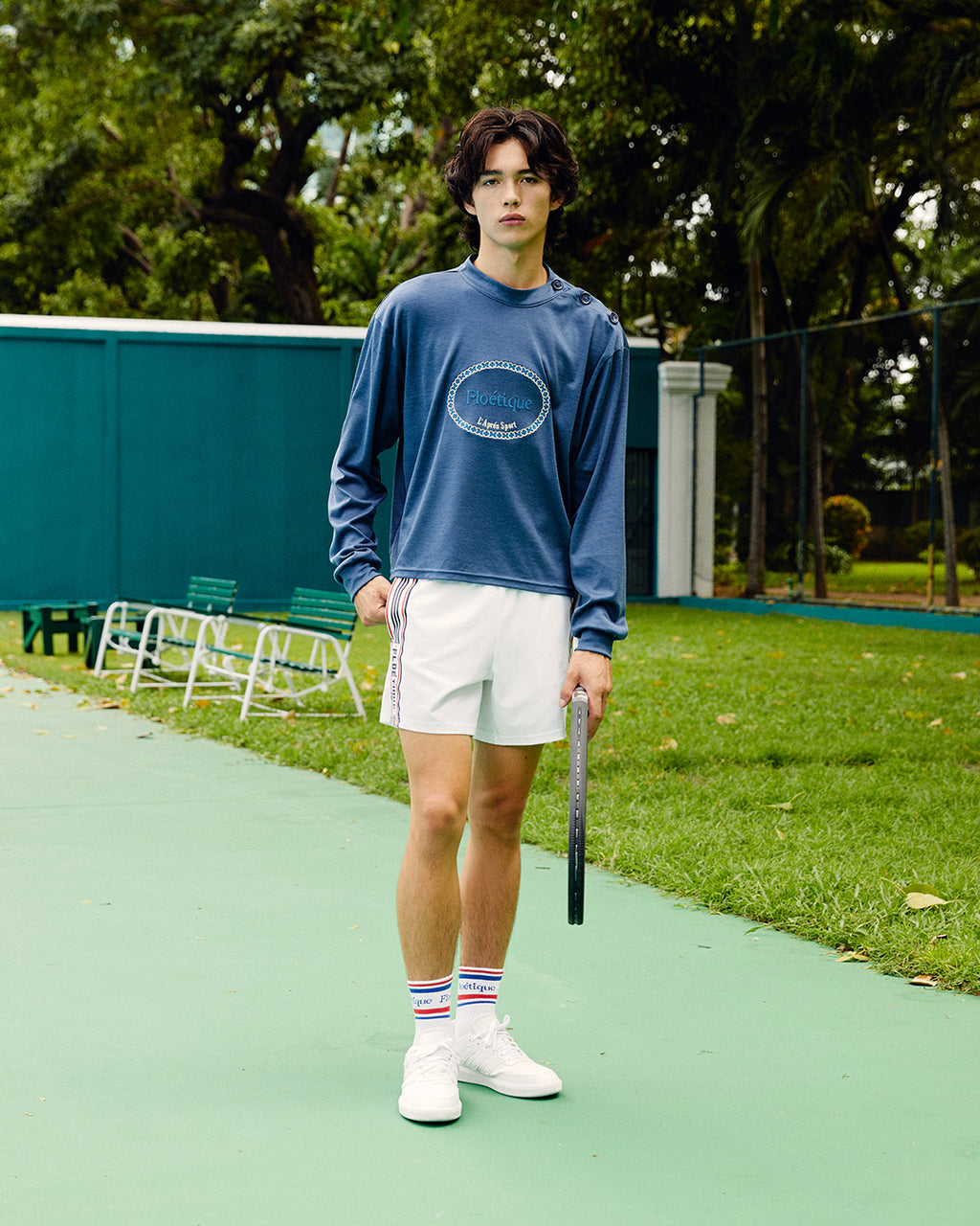 Floétique L’Après Sport Longsleeves T-Shirt - Denim