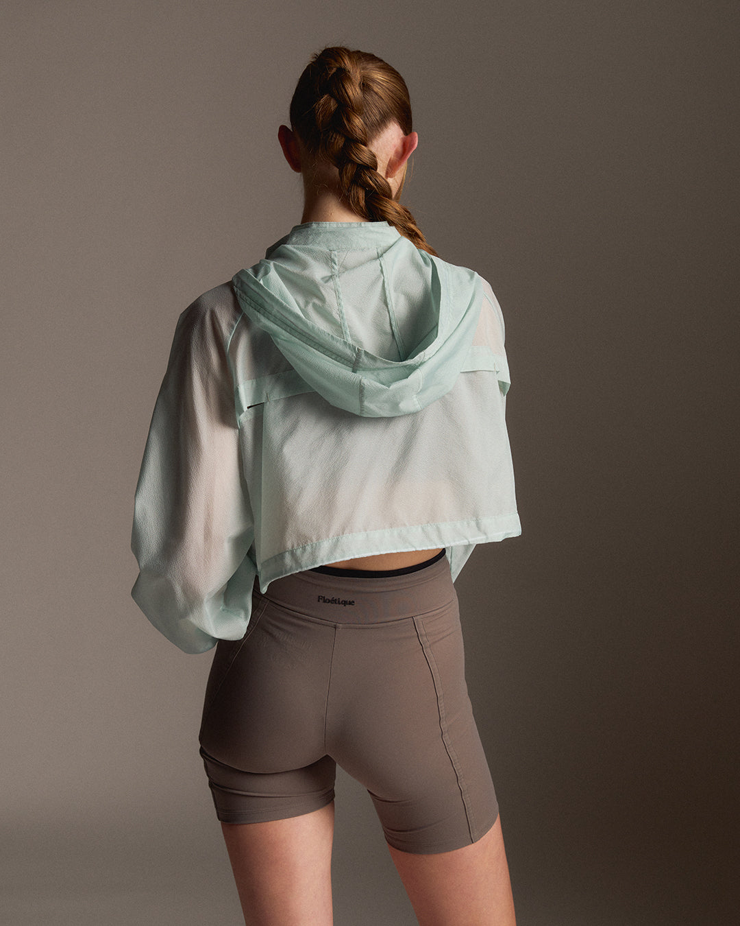 Crop UV Protection jacket - Sage Green