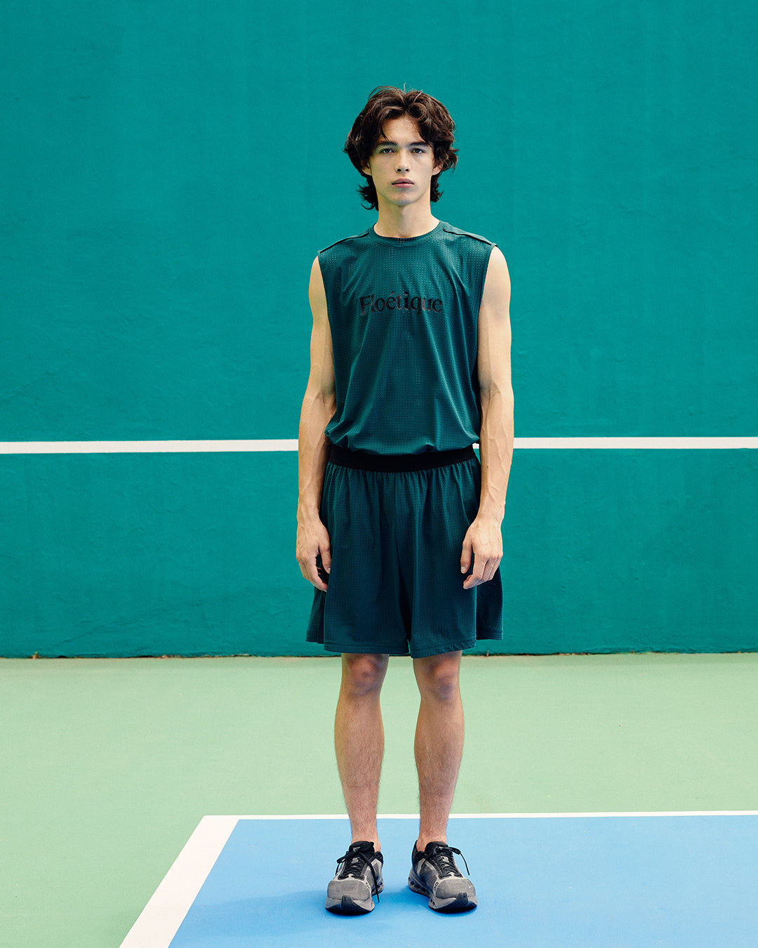 Men's Airdot Sleeveless Tee - Dark Green